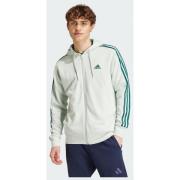 Adidas Essentials French Terry 3-Stripes Full-Zip hættetrøje