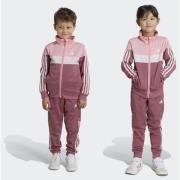 Adidas Tiberio 3-Stripes Colorblock Shiny Kids træningsdragt