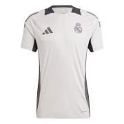 Real Madrid Trænings T-Shirt Tiro 24 EU - Lysegrå/Grå